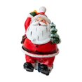 thumbnail image 2 of Figuras de Resina de Papá Noel y Muñeco de Nieve para Mesa | Decoración Festiva para Centros de Mesa y Repisas | Adornos Navideños Compactos Rojos para El Hogar y La Temporada, 2 of 6