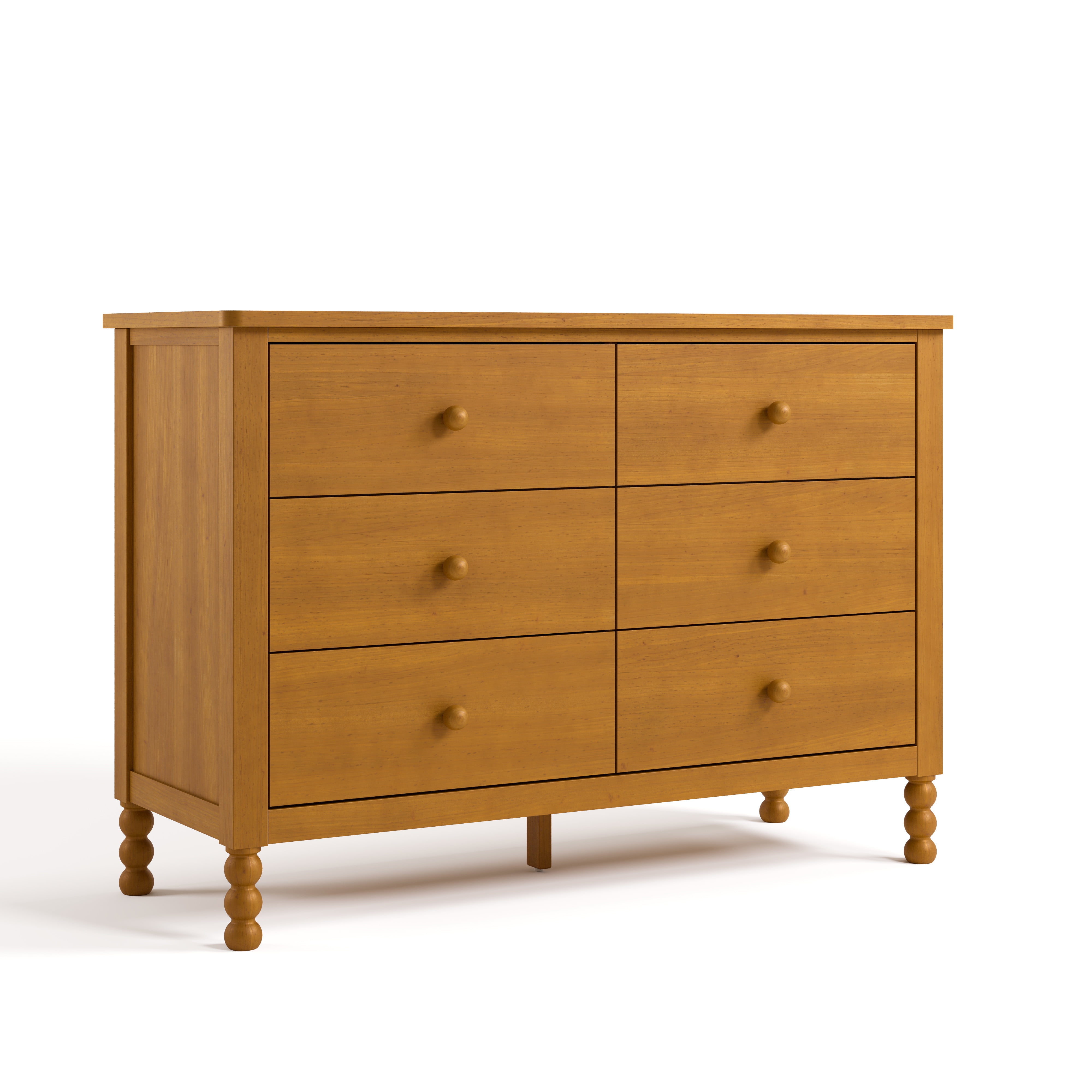 Art of Nursery by Storkcraft Rio 6 Drawer Nursery Dresser, Almond