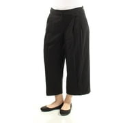 NINE WEST Womens Solid Culotte Pant