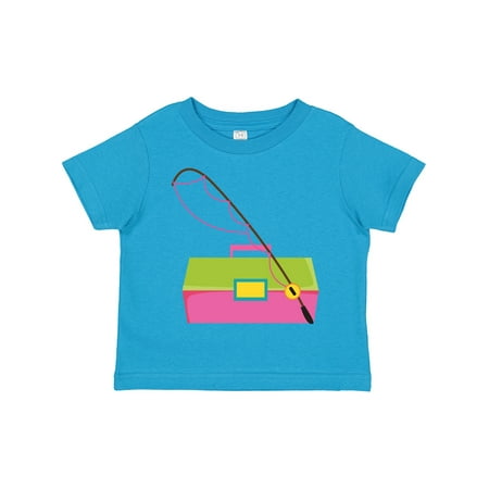 

Inktastic Fishing Tackle Girls Gift Toddler Toddler Girl T-Shirt