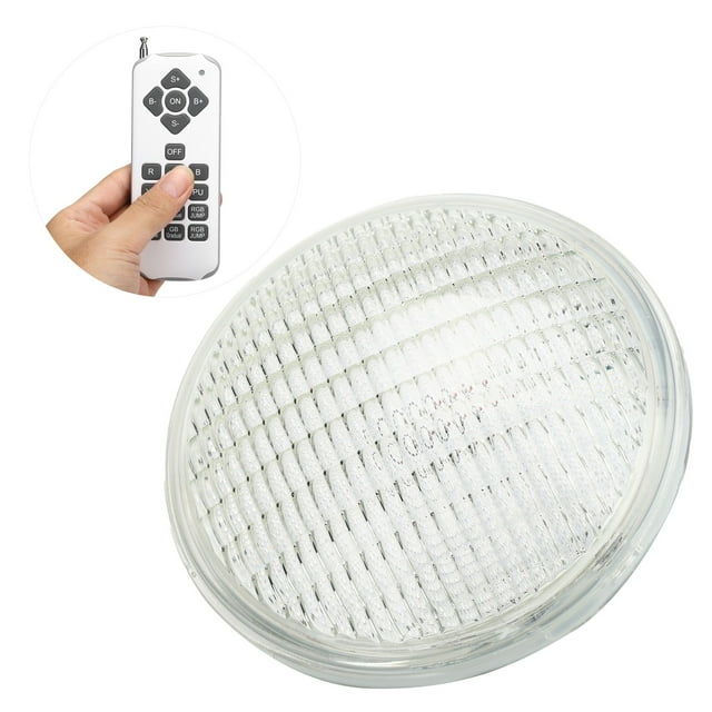 Swimming Pool Light, Brightness Adjustment Underwater Lamp Embedded Remote Control Low Power Consumption for Outdoor for Par56 Light Source 18W 1800LM,25W 2500LM,45W 4500LM