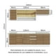 thumbnail image 3 of Cocina Integral Madesa Glamy Con Tarja 240 Cm Marron Madesa Glamy, 3 of 10