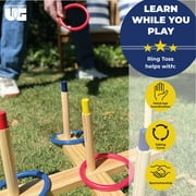 Ring Toss Outdoor Game from Front Porch Classics, for 2 Players Ages 8 and Up