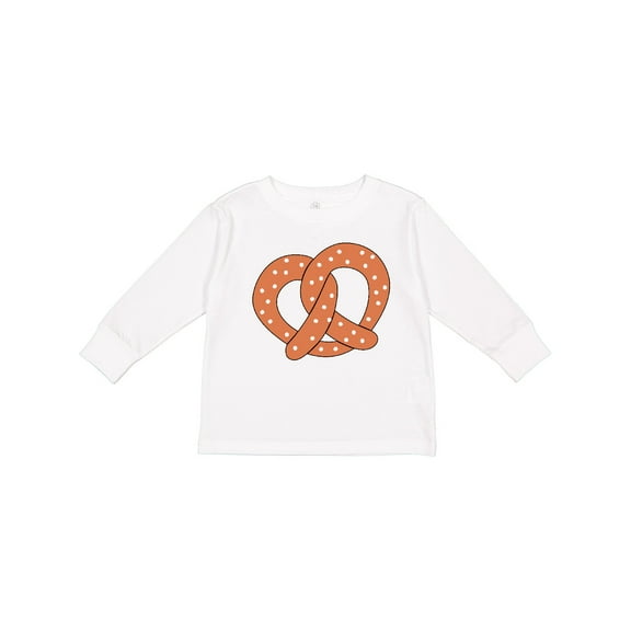 Inktastic Pretzel Boys or Girls Long Sleeve Toddler T-Shirt