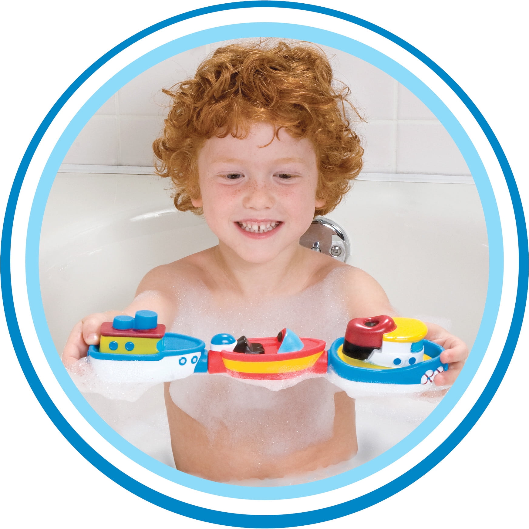magnetic boats in the tub