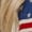 Beige1, variant on 2024 New Product Clearance！ Sweaters for Women Clearance,Women's Winter Loose Flag Printed Sweater Long Sleeve Round Neck Sweater Top - White L
