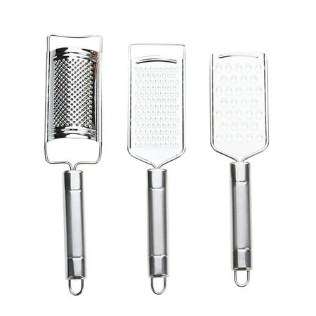 

3PCS/Pack Stainless Steel Grater Zesters Multi-fonction Handheld Kitchen Graters for Vegetables Fruits Cheese Garlic (HF0108 + HF0111 + HF0109)