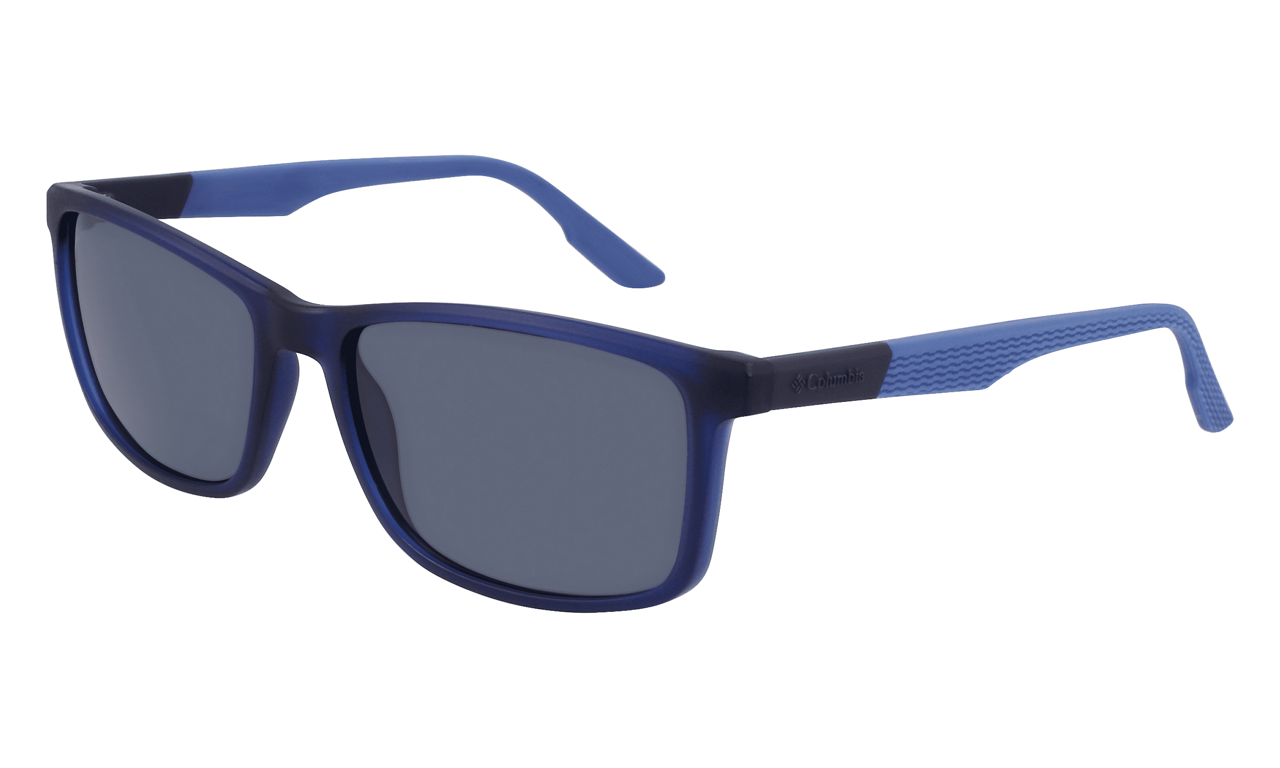 Columbia Men's Rectangle Prescription Sunglasses with Case, C572SG Matte Navy Crystal