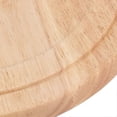 thumbnail image 3 of Unpainted Wooden Pizza Plate Heat Resistant Serving Tray Tableware for Home Restaurant, 3 of 4