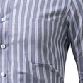 thumbnail image 4 of Awdenio Men's Shirts Long Sleeve Button Down Business Casual Shirts for Men Stripe Pattern, 4 of 7