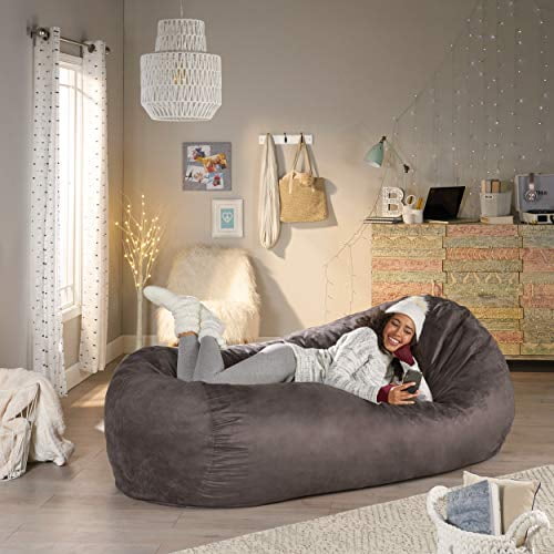 Christopher Knight Home David 8 Foot Bean Bag 8 Ft Charcoal Walmart