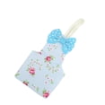 thumbnail image 1 of Pañal para pájaros para mascotas, impermeable, lavable, almohadilla para orinar para pájaros con lazo de flor azul para loros, cacatúas, pinzones, 7,5x11cm, flor azul, 1 of 12