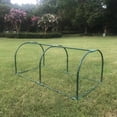 thumbnail image 3 of CJC Mini Green House Garden Outdoor Tunnel Plastic Grow Small Garden Greenhouses Movable Plant Greenhouse 47.24 x 23.62 x 19.68", 3 of 7
