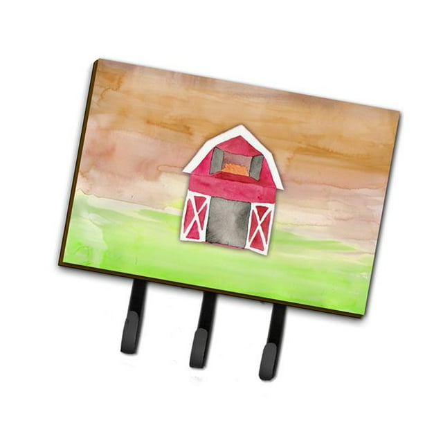 Carolines Treasures BB7409TH68 Barn Watercolor Leash or Key Holder