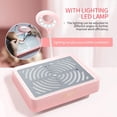 thumbnail image 2 of Colector de polvo de uñas SAVILAND Powerful 40 W con lámpara rosa, 2 of 7