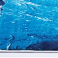 thumbnail image 4 of Ladole Rugs Poppy Floral Pattern Contemporary Indoor Area Rug Carpet in Turquoise Blue, 5x8 (5'3" x 7'6", 160cm x 230cm), 4 of 6