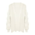 thumbnail image 4 of LowProfile Cardigan Sweaters for Women Plus Size Long Sleeve Casual Tops Sleeve Loose Winter Fall Knit Sweater Coats, 4 of 4