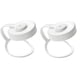 thumbnail image 1 of Nalgene Tapa Superior De Repuesto Para Botella De Agua De Boca Ancha De 32 Oz, Tapa Superior Con Lazo Blanco (Paquete De 2), 1 of 2