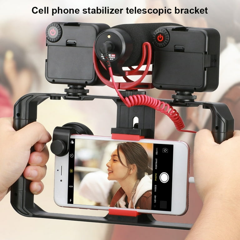 Piartly Universal Phone Camera Cage with 1/4 Screw Portable Photo
