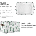 thumbnail image 3 of FREEAMG Collapsible Storage Basket Cactus Rectangular Storage Bins Baskets Toys Storage Bins with Handles for Bedroom Home Office 1PCS, 3 of 7