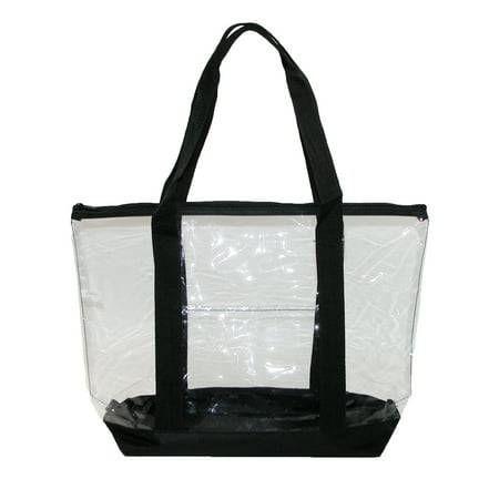Liberty Bags Clear Zip Top Tote Bag with Double Handles - mediakits.theygsgroup.com