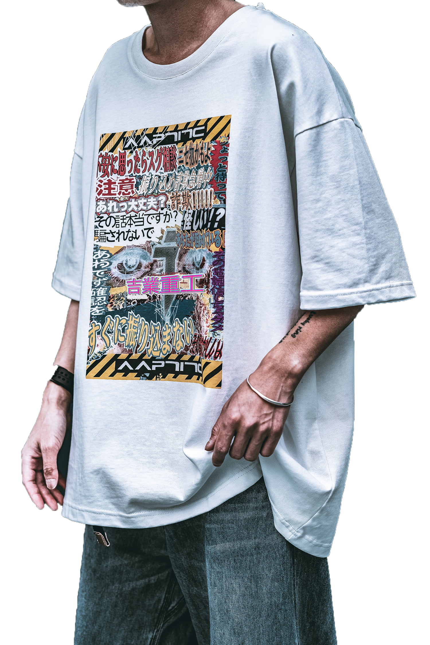 Short Sleeve O-Neck Harajuku Fashion Tshirt Streetwear S 