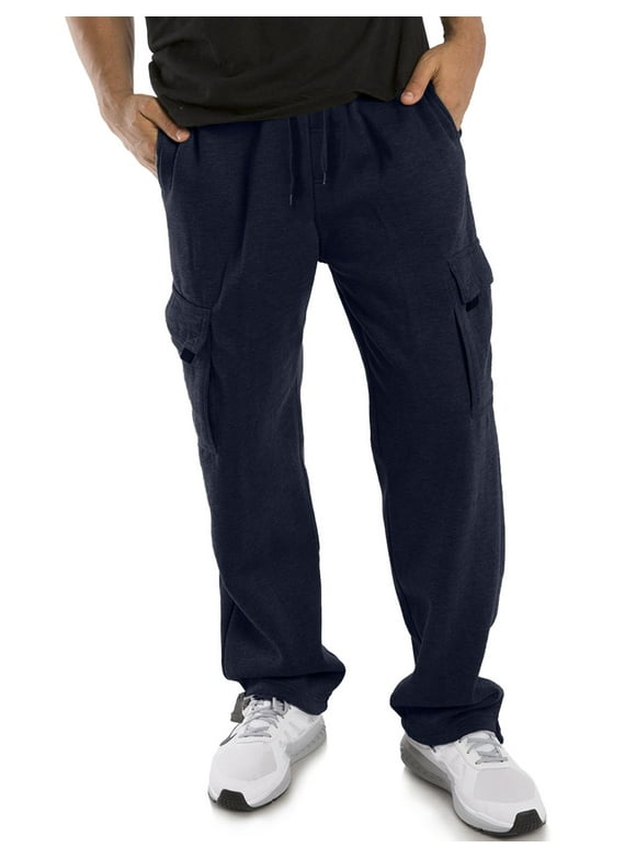 Mens Fleece Cargo Pants