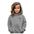 thumbnail image 3 of Hifoo Kids Girls Sweatshirt Casual Personality Coconut Tree Print Hoodie Pullover Hooded Tops With Pocket Toddler Trendy Child Dailywear, 3 of 3