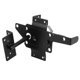 thumbnail image 3 of Automatic Latch for Privacy Fence Gravity Locking Feature in Black Color for Homeowners 23.00X14.00X4.50CM Iron 1Pcs, 3 of 4