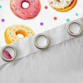 thumbnail image 4 of Feelyou Girl Donut Curtains Pack of 2 (42x84 Each), Polkadots Circle Curtains Blackout, 4 of 6