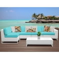 thumbnail image 2 of TK Classics MIAMI-06d-TANGERINE Miami Outdoor Wicker Patio Furniture Set 06d, Tangerine - 6 Piece, 2 of 3