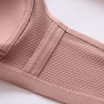 thumbnail image 5 of Ropa interior de sujetador de perspectiva calada cómoda de Color sólido para mujer sin llantas Fridja  nalpqowj34886, 5 of 5