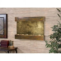 Adagio RCS1002 Reflection Creek Rustic Copper Green Natural Slate Wall Fountain