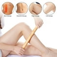 thumbnail image 3 of Rolling Pin Universal Back Needle Massage Tendons Beech Wood Scraping Stick Point Treatment Guasha Relax Therapy Tool, 3 of 8