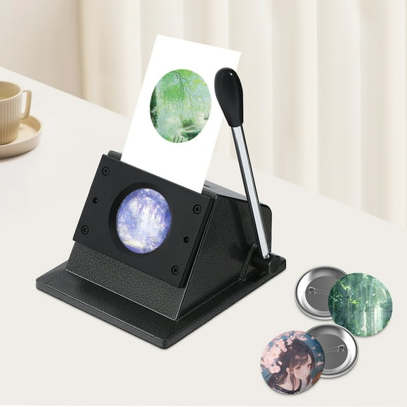 70mm DIY Round Punch Die Cutter Manual Paper Card Button Graphic Maker Machine for Cutting Paper Weighing Around 0.66 lbs