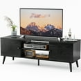 thumbnail image 7 of Aukfa TV Stand for TVs up to 60", TV Storage Cabinet for Living Room Bedroom, Black, 7 of 7