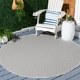 thumbnail image 6 of SAFAVIEH Hampton Ali Diamond Indoor/Outdoor Area Rug, Grey, 5'1" x 7'6", 6 of 9
