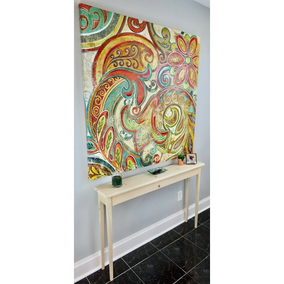 Unfinished Pine Narrow Shaker Console Sofa Wall Table With Tapered Legs- 46" long x 7.5" deep x 30" tall