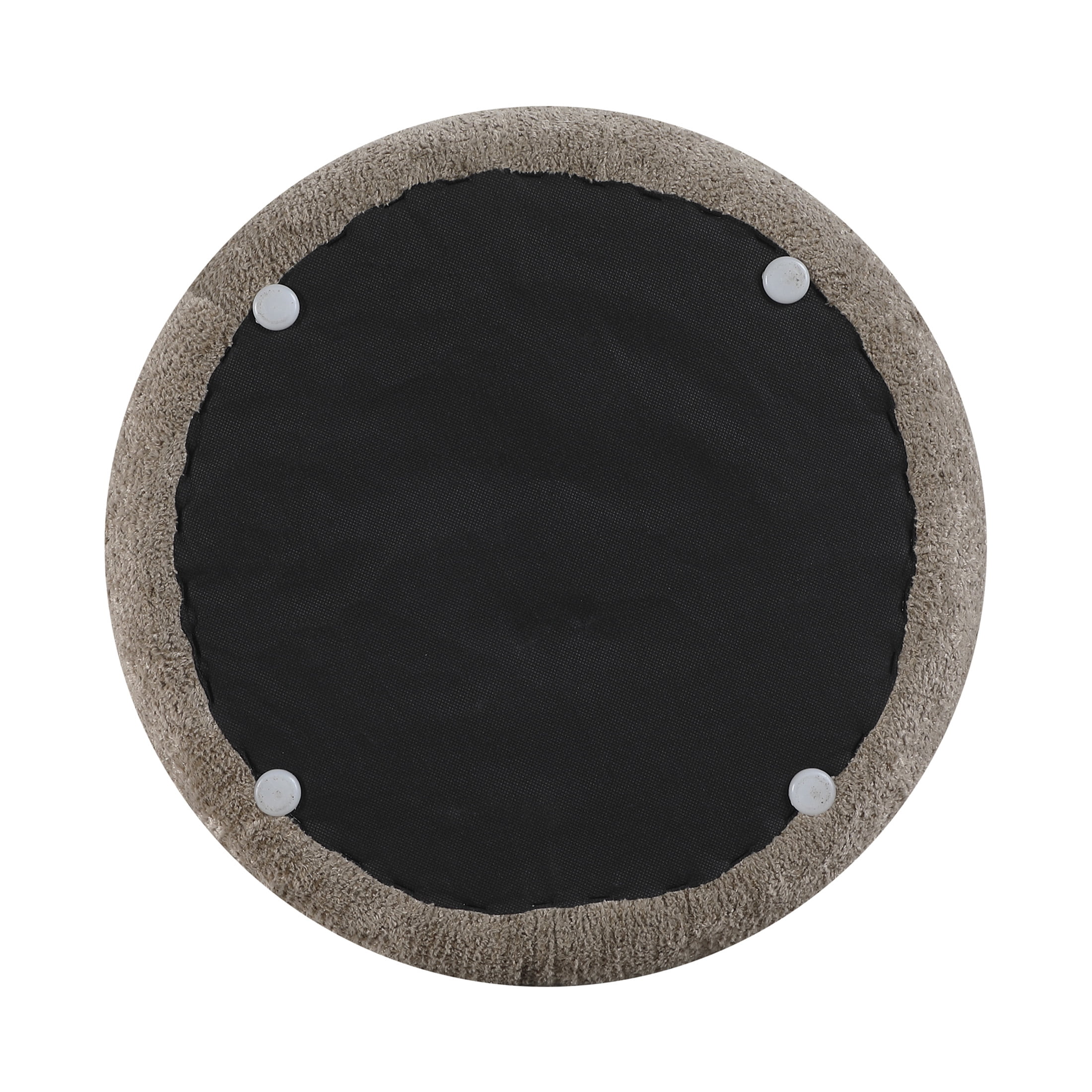 OakvillePark Grove Modern Chenille Cute Bear Shaped Mini Kids Accent Chair, Brown