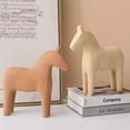 thumbnail image 6 of Hadanceo Decorative Minimalist Horse Figurine Wood Home Ornaments for Living Room, 6 of 8