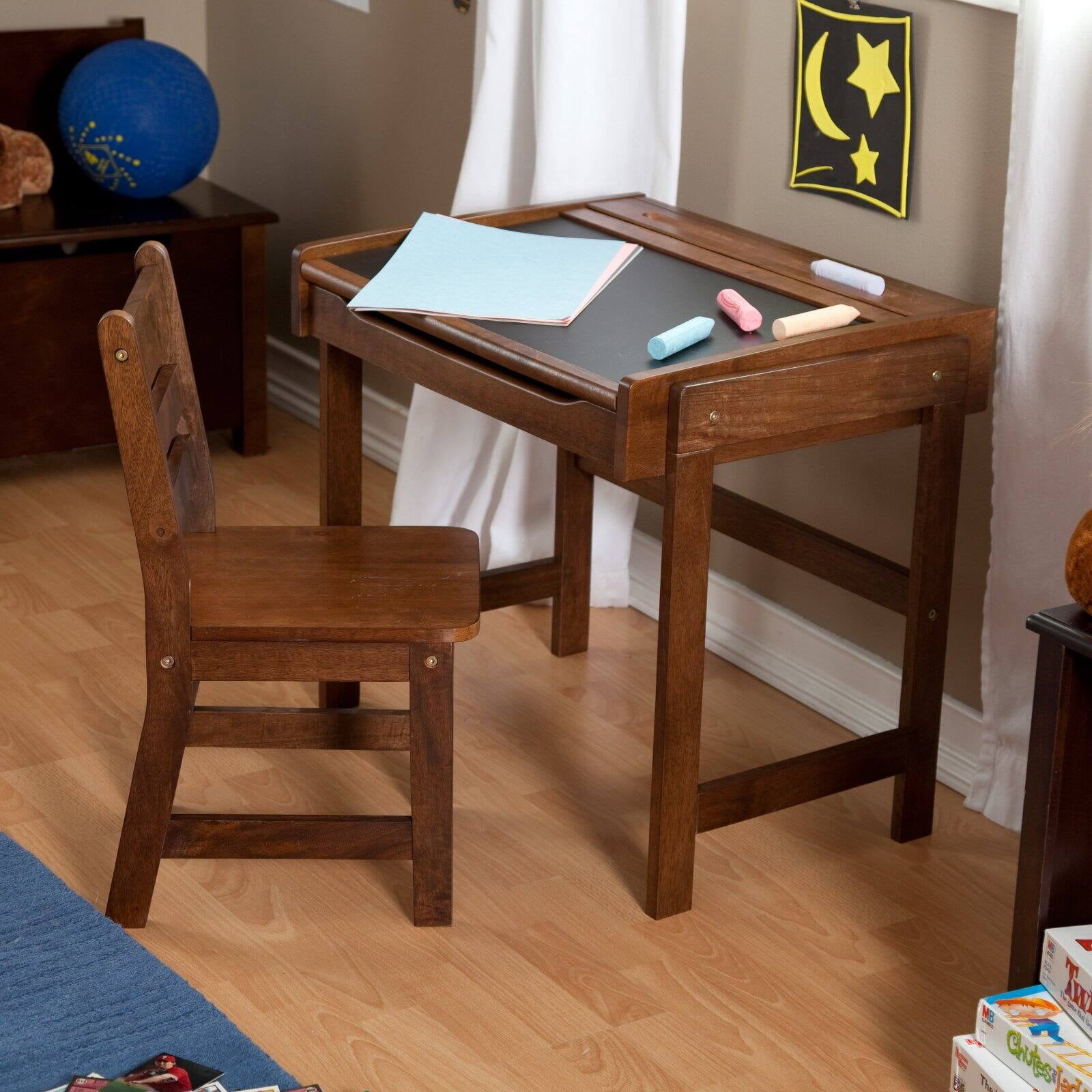 childrens chalkboard desk