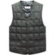thumbnail image 1 of Chaleco sin mangas para hombres de mediana edad y mayores, ropa de invierno con cuello en V, chaleco de plumas cálido para hombres de mediana edad, atuendo de papá, 1 of 2