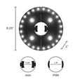 thumbnail image 2 of Pure Garden LED Patio Umbrella Light with 3 Brightness Modes (Black), 2 of 8