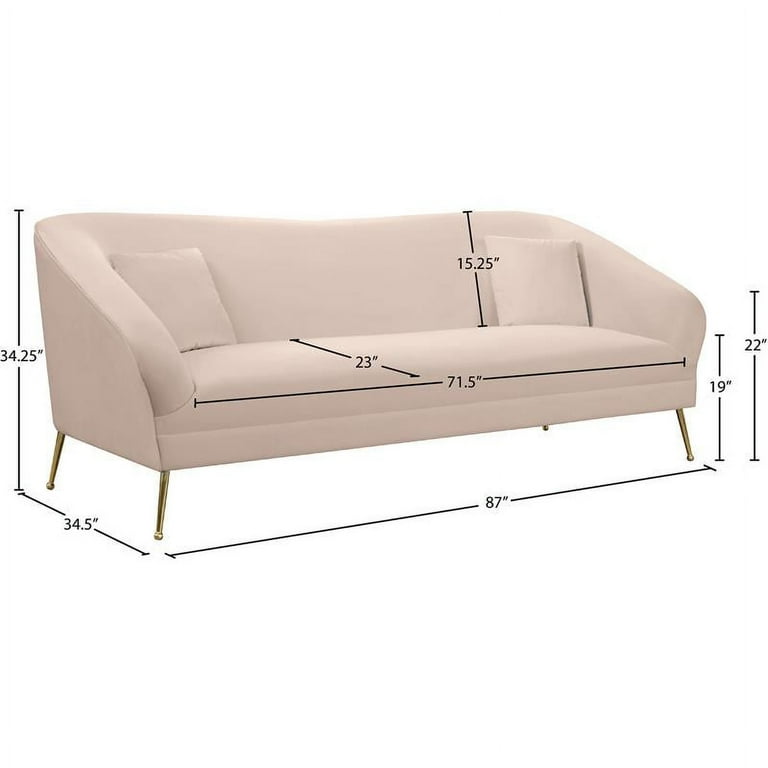 Meridian Furniture Hermosa Velvet Chair Meridian Furniture Hermosa Velvet Chair