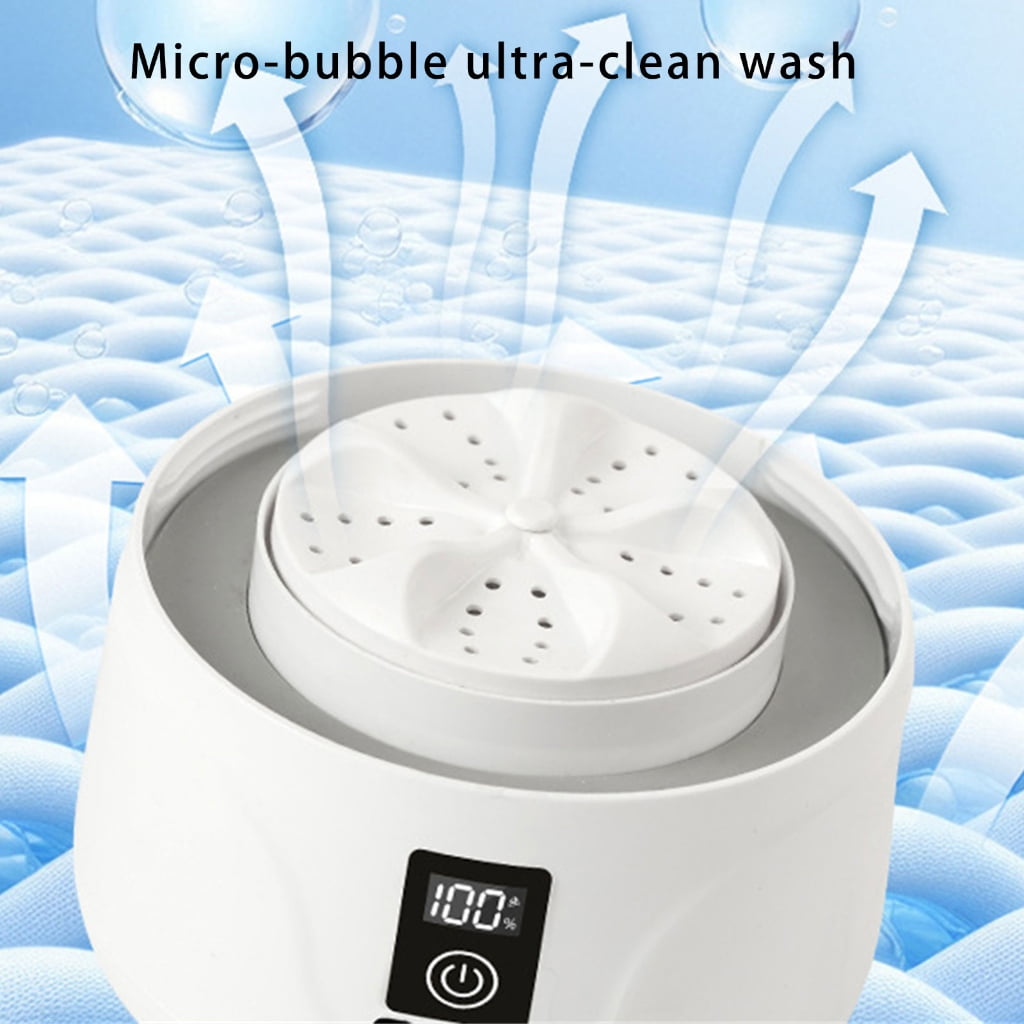 Travel Washer Rechargeable 2000mAh Battery Washer Underwear For Underwear Camping Apartment Space Saving
