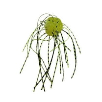 xjwjuw High-Density PVC Slow-Sinking Dice Bait - DIY Fishing Lures for Bass, Catfish & Trout | 10-Pack Reusable Tackle for Rivers, Lakes, Saltwater