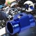 thumbnail image 2 of Suuonee Tubo de unión de temperatura de agua, 36mm Tubo de unión de temperatura de agua azul Adaptad didor del sensor de temperatura Medidor del sensor Spptty modificación de coche, 2 of 7