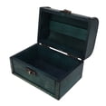 thumbnail image 2 of Jewelry Storage Box, Retro Style Jewelry Box Composite Wood Resin Compact Design Green  For Dormitory For Apartment, 2 of 8