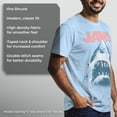 thumbnail image 6 of Men's Jaws Distressed Shark Poster  Graphic T-Shirt, 6 of 9