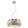 thumbnail image 1 of Access Lighting 50906-WH-GLD Layers Five Light Pendant - White Shade, Gold, 1 of 1